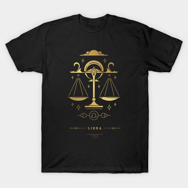 Libra - Libra Zodiac Birthday T-Shirt by Kudostees